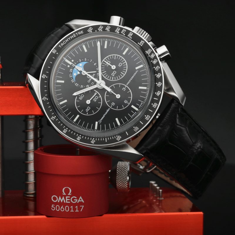 c. 2005 Omega Speedmaster Professional Moonphase 3876.50.31 – Quadrante Nero, Vetro Zaffiro - immagine 2