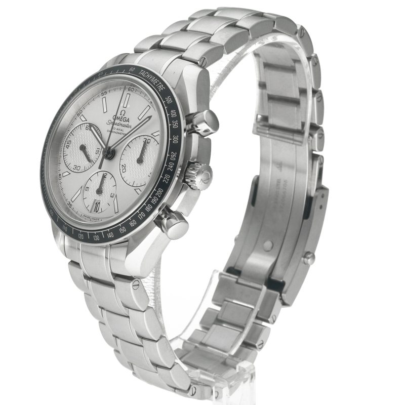 c. 2023 Omega Speedmaster Racing 326.30.40.50.02.001 – New, Full Set, Silver Dial with Teak Effect - Image 15