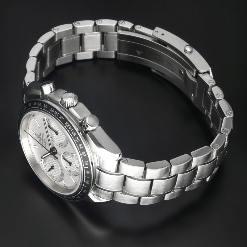 c. 2023 Omega Speedmaster Racing 326.30.40.50.02.001 – New, Full Set, Silver Dial with Teak Effect - Image 13