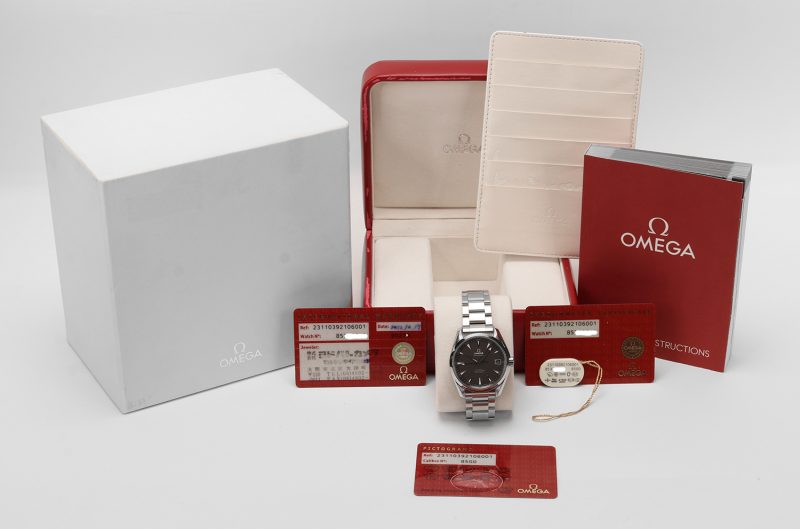 2012 Omega Seamaster Aqua Terra Automatico 38.5mm Ref. 231.10.39.21.06.001 Mai Lucidato – Full Set – Omega Service - immagine 16