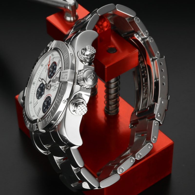 Breitling Avenger II Panda Blu 2014 Japan Limited 43mm A133813K/A760 – Mai lucidato, Full Set - immagine 4