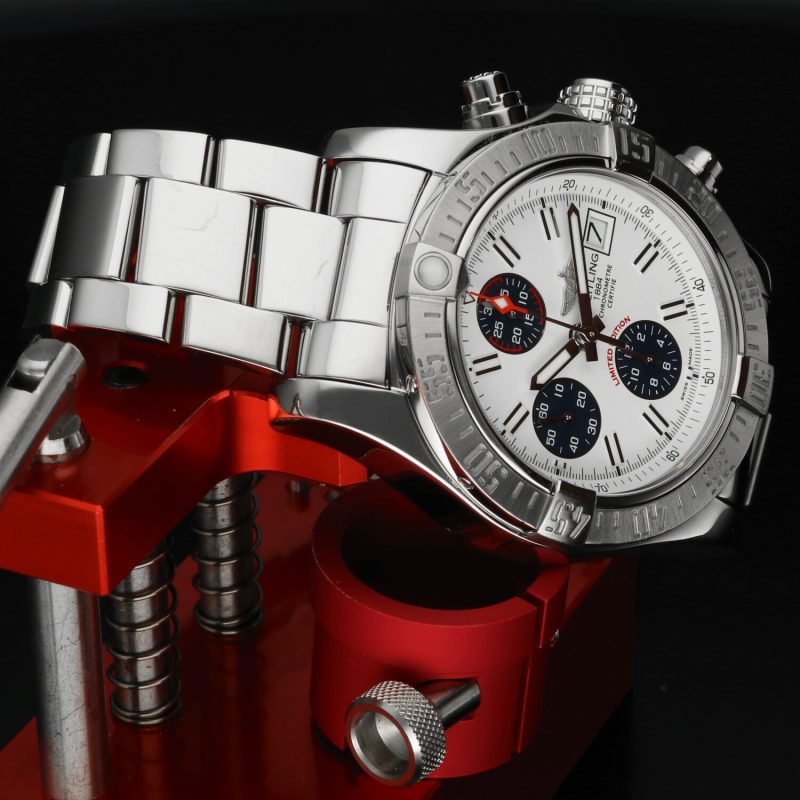 Breitling Avenger II Panda Blu 2014 Japan Limited 43mm A133813K/A760 – Mai lucidato, Full Set - immagine 5