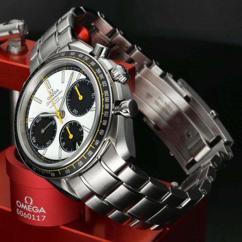 2024 Omega Speedmaster Racing “Panda” 40mm Ref. 326.30.40.50.04.001 – Automatico, Full Set, Garanzia Ufficiale Omega fino al 2029 - immagine 3