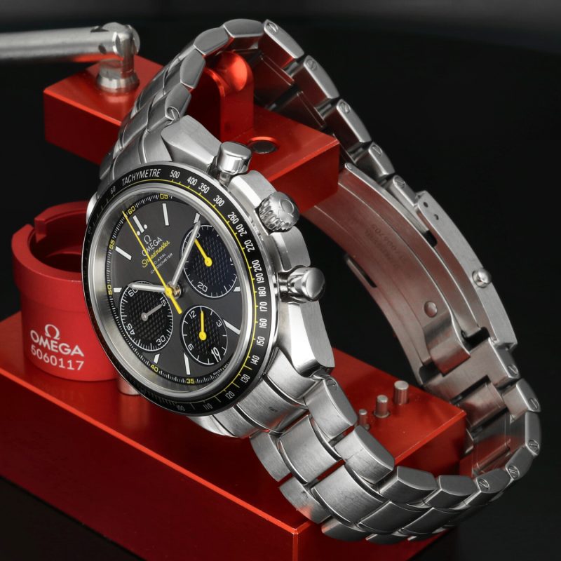 c. 2018 Omega Speedmaster Racing Ref. 326.30.40.50.06.001 – 40mm Anthracite Dial, Full Set, Never Polished - Image 3