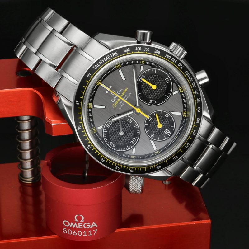 c. 2018 Omega Speedmaster Racing Ref. 326.30.40.50.06.001 – 40mm Anthracite Dial, Full Set, Never Polished - Image 2