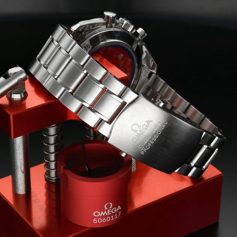 2005 Omega Speedmaster Professional Gemini IV Ref. 3565.80.00 – Edizione Limitata, Quadrante Blu Panda, Scatola e Garanzia, Revisione OMEGA - immagine 8