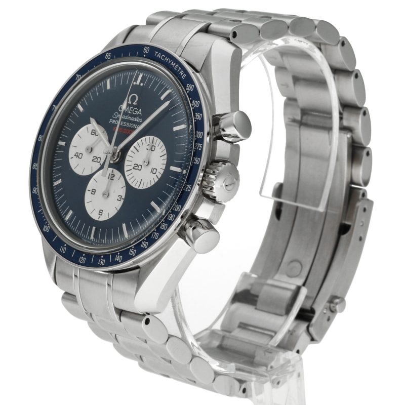 2005 Omega Speedmaster Professional Gemini IV Ref. 3565.80.00 – Edizione Limitata, Quadrante Blu Panda, Scatola e Garanzia, Revisione OMEGA - immagine 15