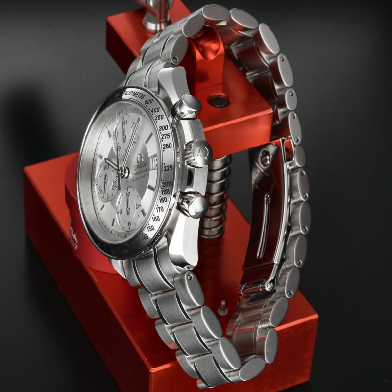 Omega Speedmaster Date 3513.30.00 Automatico Cronografo Acciaio Quadrante Argento Full Set 2005 Condizioni NOS - immagine 5
