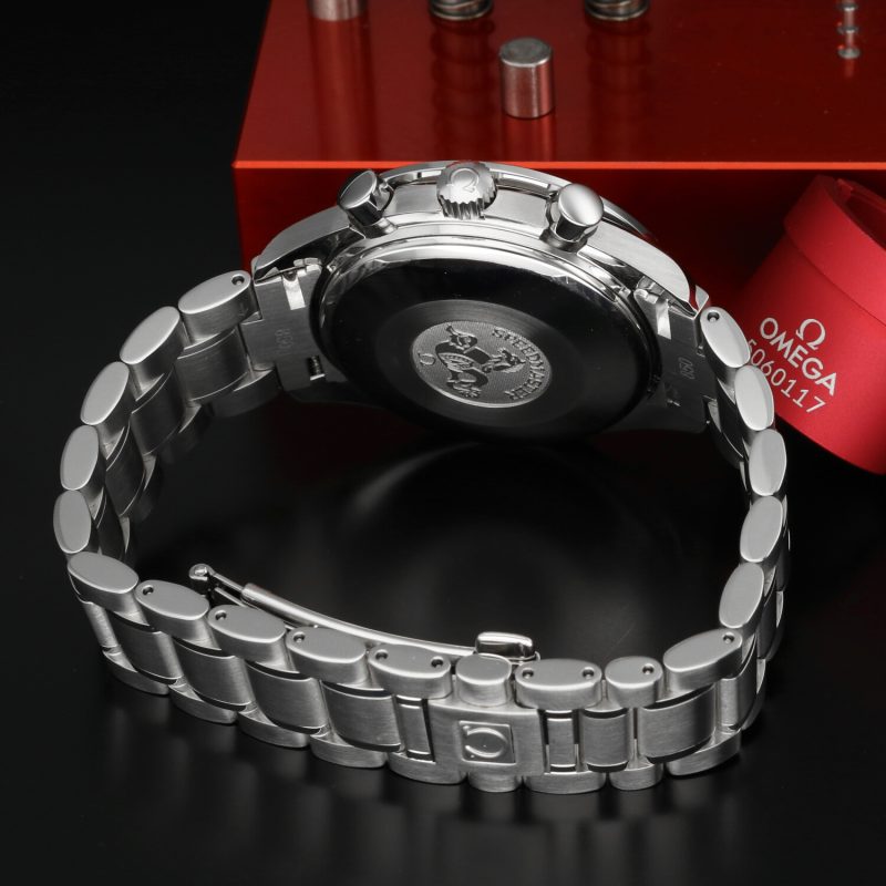 Omega Speedmaster Date 3513.30.00 Automatico Cronografo Acciaio Quadrante Argento Full Set 2005 Condizioni NOS - immagine 11
