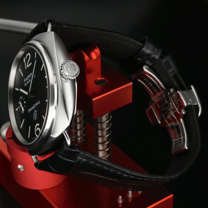 2013 Panerai Radiomir Black Seal PAM00380 – Full Set, Non Lucidato, Cinturino in Coccodrillo, Chiusura Deployante, Garanzia 2 Anni - immagine 4