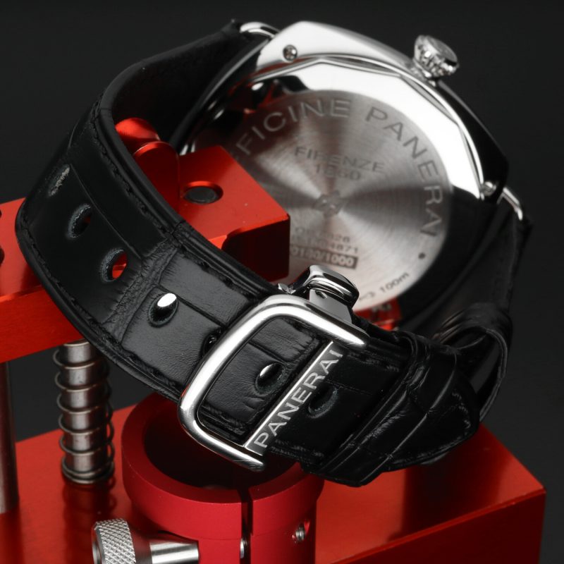 2013 Panerai Radiomir Black Seal PAM00380 – Full Set, Non Lucidato, Cinturino in Coccodrillo, Chiusura Deployante, Garanzia 2 Anni - immagine 7