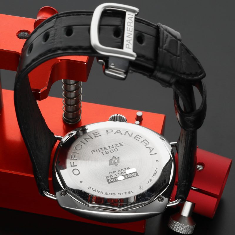 2013 Panerai Radiomir Black Seal PAM00380 – Full Set, Non Lucidato, Cinturino in Coccodrillo, Chiusura Deployante, Garanzia 2 Anni - immagine 11