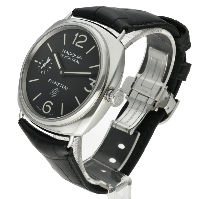 2013 Panerai Radiomir Black Seal PAM00380 – Full Set, Non Lucidato, Cinturino in Coccodrillo, Chiusura Deployante, Garanzia 2 Anni - immagine 15