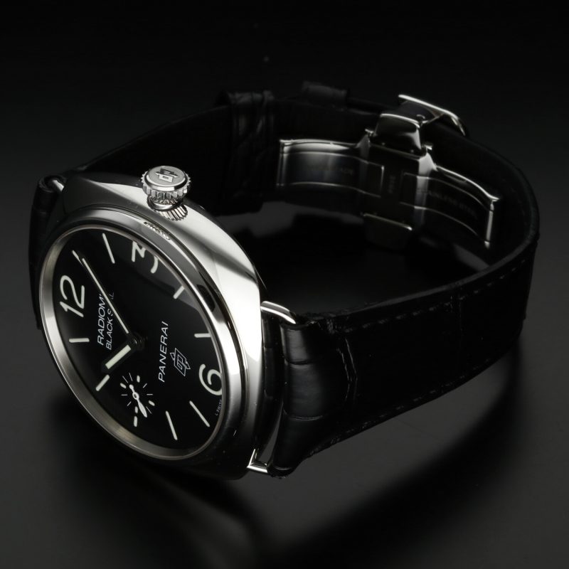 2013 Panerai Radiomir Black Seal PAM00380 – Full Set, Non Lucidato, Cinturino in Coccodrillo, Chiusura Deployante, Garanzia 2 Anni - immagine 13