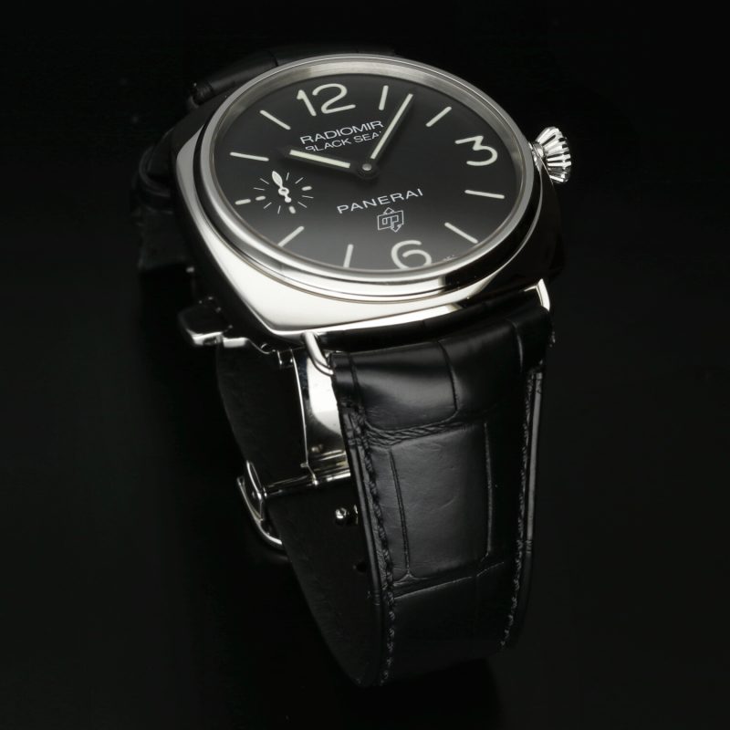 2013 Panerai Radiomir Black Seal PAM00380 – Full Set, Non Lucidato, Cinturino in Coccodrillo, Chiusura Deployante, Garanzia 2 Anni - immagine 5
