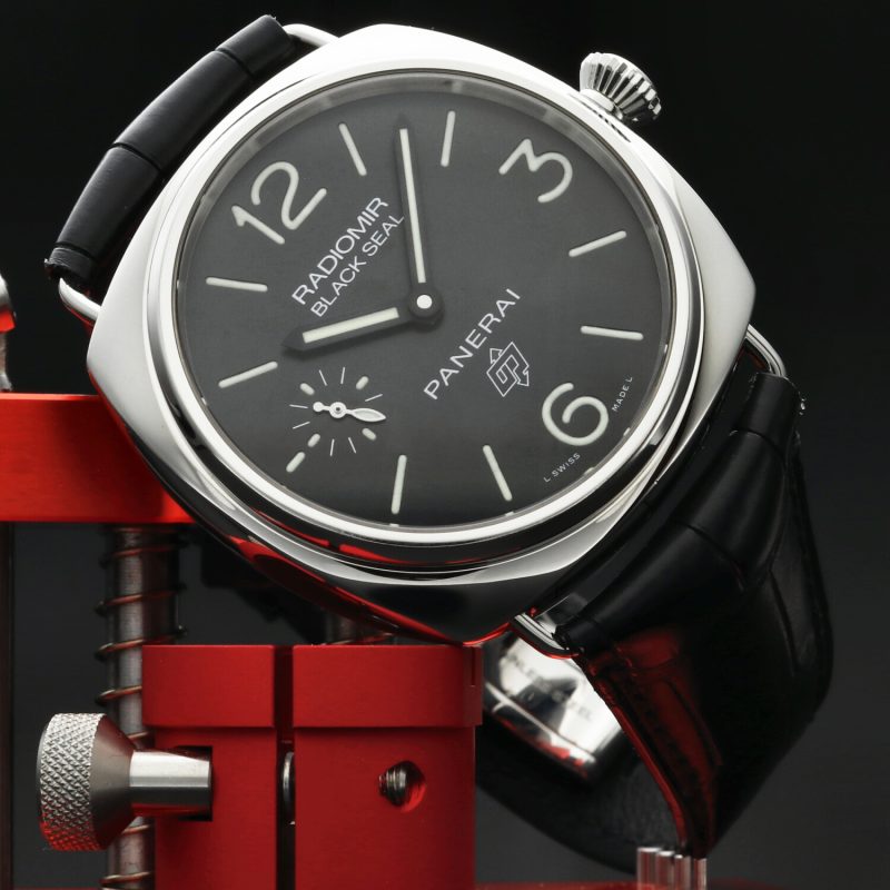 2013 Panerai Radiomir Black Seal PAM00380 – Full Set, Non Lucidato, Cinturino in Coccodrillo, Chiusura Deployante, Garanzia 2 Anni - immagine 2