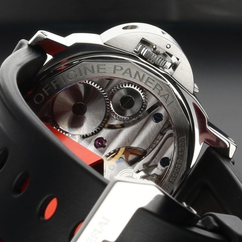Panerai Luminor Base PAM00112 – Acciaio 44mm, Quadrante Sandwich Nero, Scatola & Accessori 2015 - immagine 8