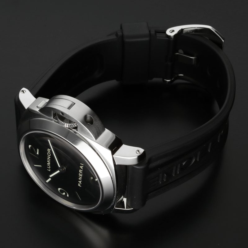 Panerai Luminor Base PAM00112 – Acciaio 44mm, Quadrante Sandwich Nero, Scatola & Accessori 2015 - immagine 13