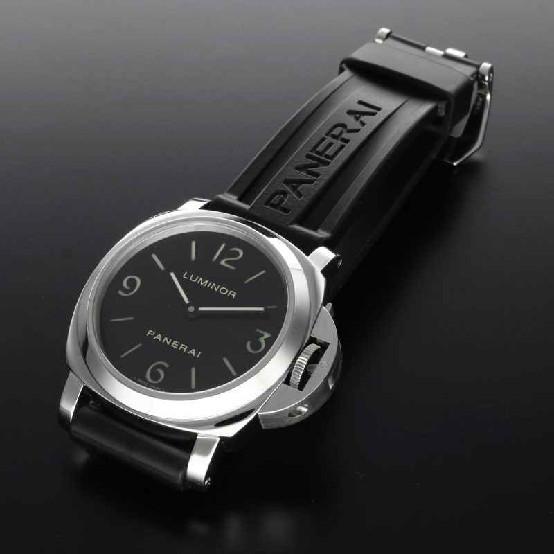 Panerai Luminor Base PAM00112 – Acciaio 44mm, Quadrante Sandwich Nero, Scatola & Accessori 2015 - immagine 12