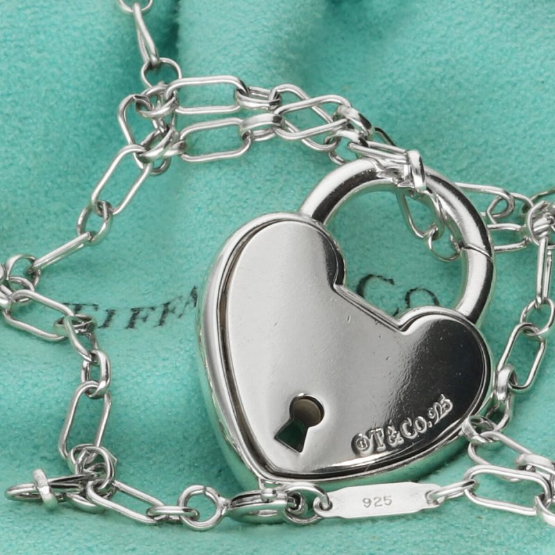 Lock by Tiffany Collana in Argento 925 con Lucchetto Pendente a Cuore - immagine 9