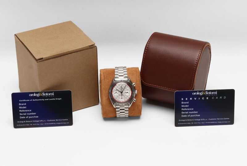 c.2001 Omega Speedmaster Michael Schumacher Limited Edition 3517.30.00 – Quadrante Argento a Scacchi, Non Lucidato, Garanzia 2 Anni - immagine 16