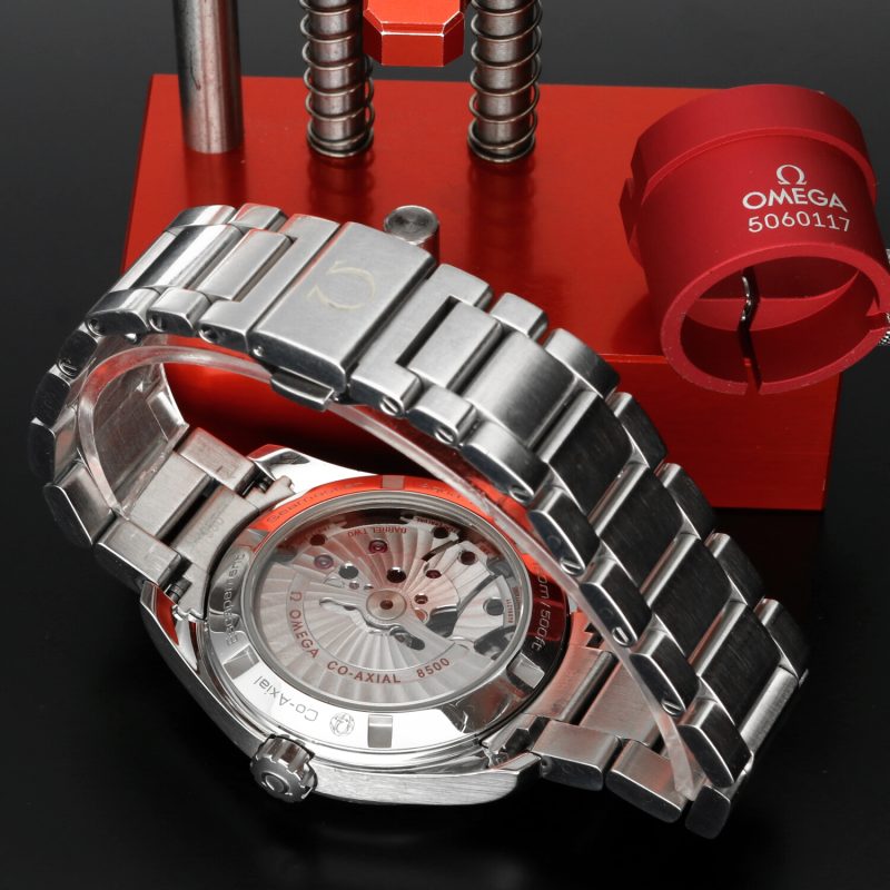 c.2010 Omega Seamaster Aqua Terra 231.10.39.21.01.001 Acciaio Nero Co-Axial 8500 Non Lucidato - immagine 10