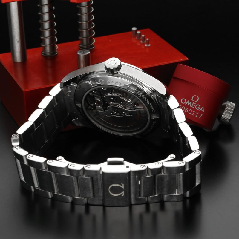 c.2010 Omega Seamaster Aqua Terra 231.10.39.21.01.001 Acciaio Nero Co-Axial 8500 Non Lucidato - immagine 11