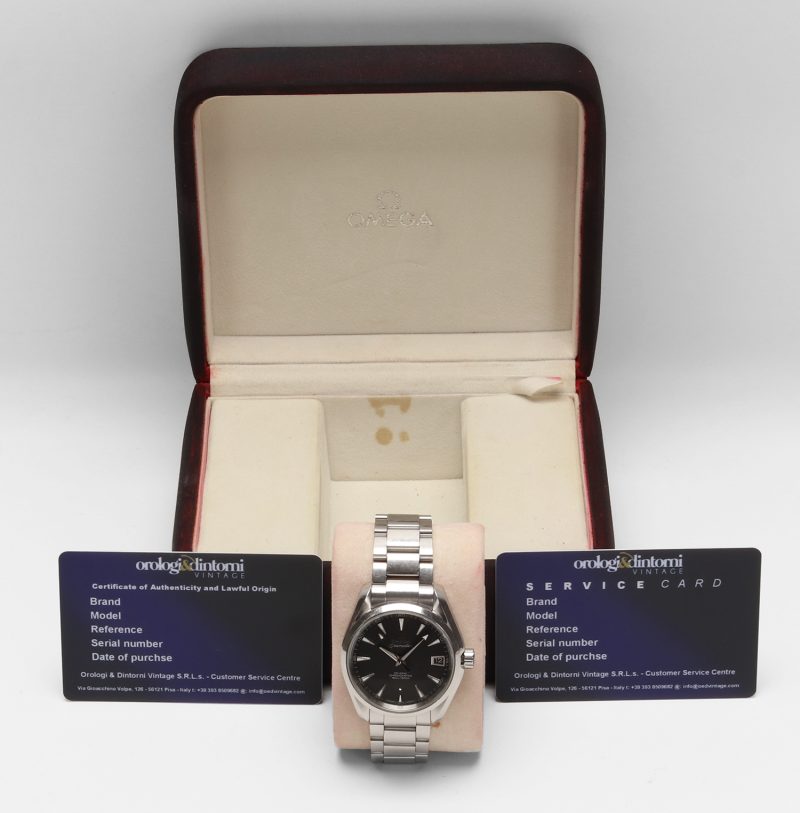 c.2010 Omega Seamaster Aqua Terra 231.10.39.21.01.001 Acciaio Nero Co-Axial 8500 Non Lucidato - immagine 16
