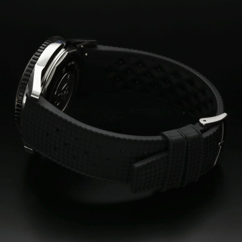 c.2020 Longines Heritage Skin Diver L2.822.4.56.6 Acciaio 42mm Quadrante Nero Cinturino Gomma Aftermarket - immagine 14