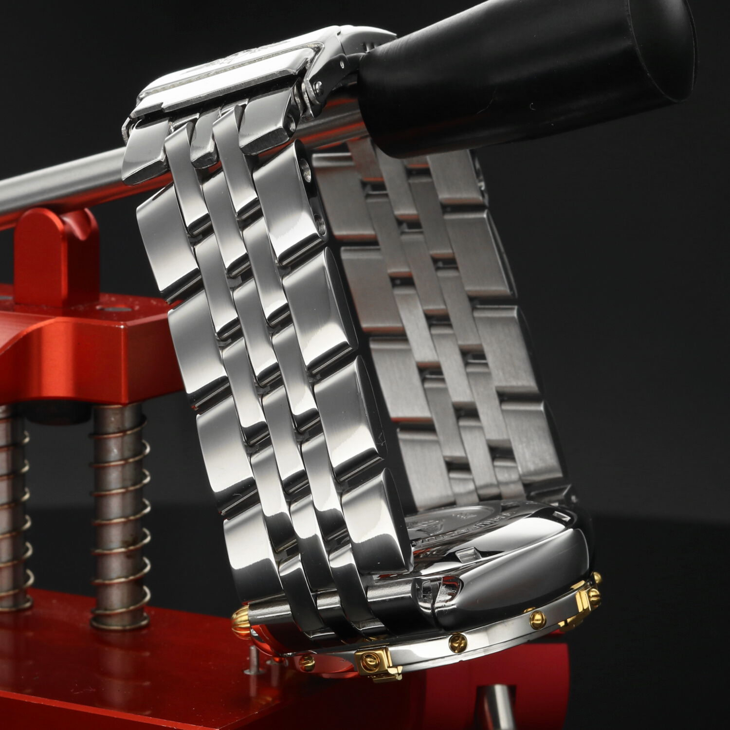 Breitling Chronomat B13050 Two Tone 39mm Quadrante Blu 1994 – Cronografo Automatico Acciaio Oro – Scatola & Garanzia - immagine 7