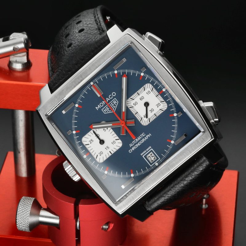TAG Heuer Monaco Steve McQueen Ref. CAW211P.FC6356 - Calibre 11 - Automatico 39mm - 2016 Full Set - Revisionato TAG Heuer - immagine 2