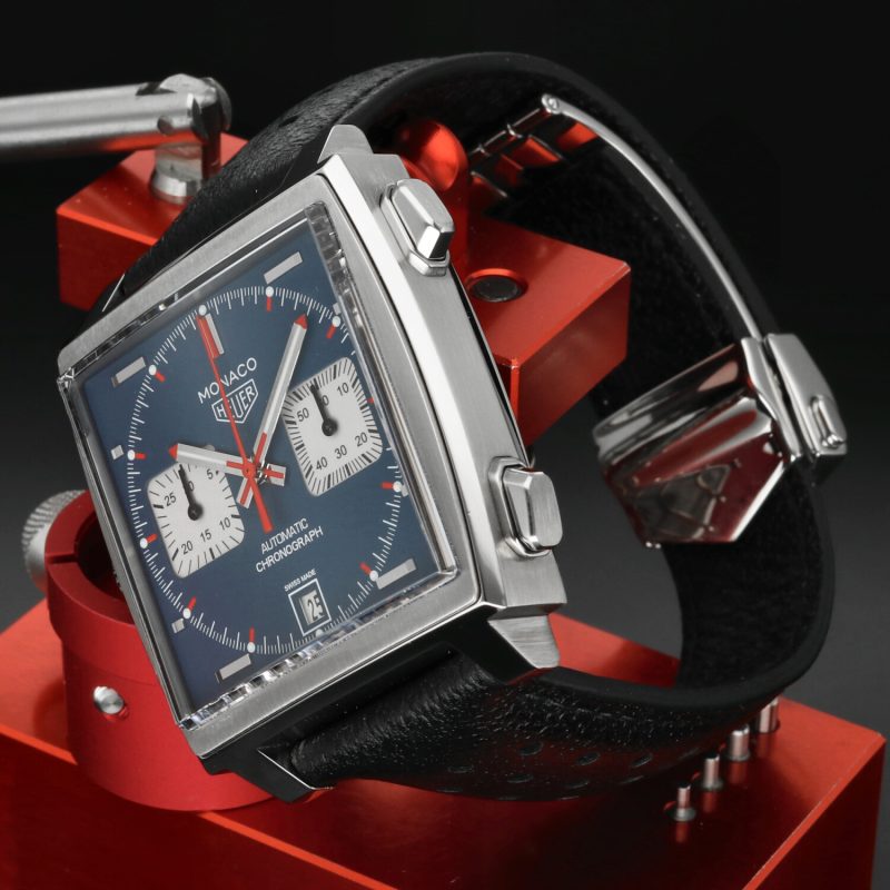 TAG Heuer Monaco Steve McQueen Ref. CAW211P.FC6356 - Calibre 11 - Automatico 39mm - 2016 Full Set - Revisionato TAG Heuer - immagine 4