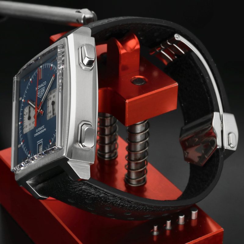 TAG Heuer Monaco Steve McQueen Ref. CAW211P.FC6356 - Calibre 11 - Automatico 39mm - 2016 Full Set - Revisionato TAG Heuer - immagine 6