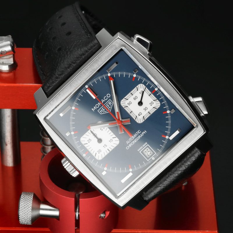 TAG Heuer Monaco Steve McQueen Ref. CAW211P.FC6356 - Calibre 11 - Automatico 39mm - 2016 Full Set - Revisionato TAG Heuer - immagine 5