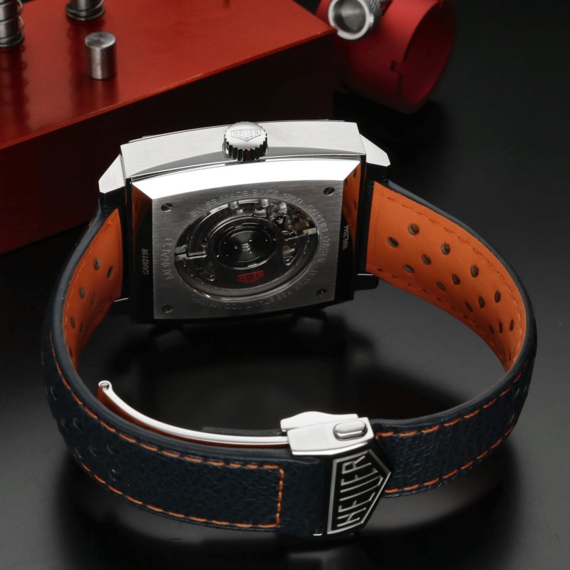 TAG Heuer Monaco Gulf Special Edition ref. CAW211R.FC6401 – Cronografo Automatico Calibre 11 – 39mm – con Scatola e Garanzia 2020 - immagine 11