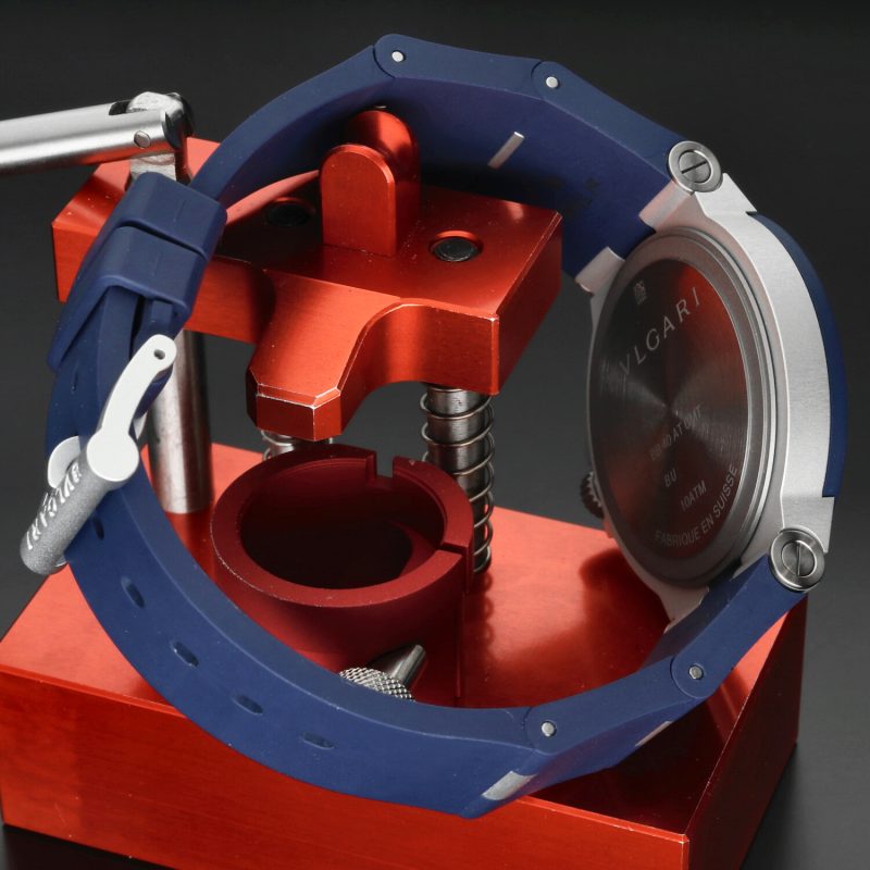 Bulgari Aluminium GMT Ref. 103554 – Orologio Automatico, Quadrante Blu, Full Set 2022, Condizioni Mai Indossato - immagine 6