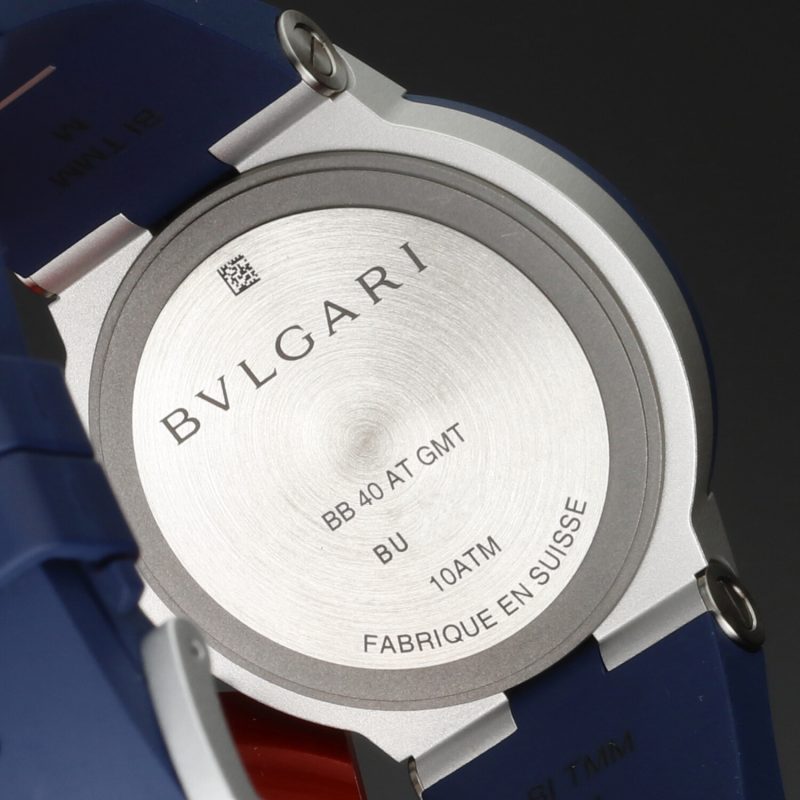 Bulgari Aluminium GMT Ref. 103554 – Orologio Automatico, Quadrante Blu, Full Set 2022, Condizioni Mai Indossato - immagine 8