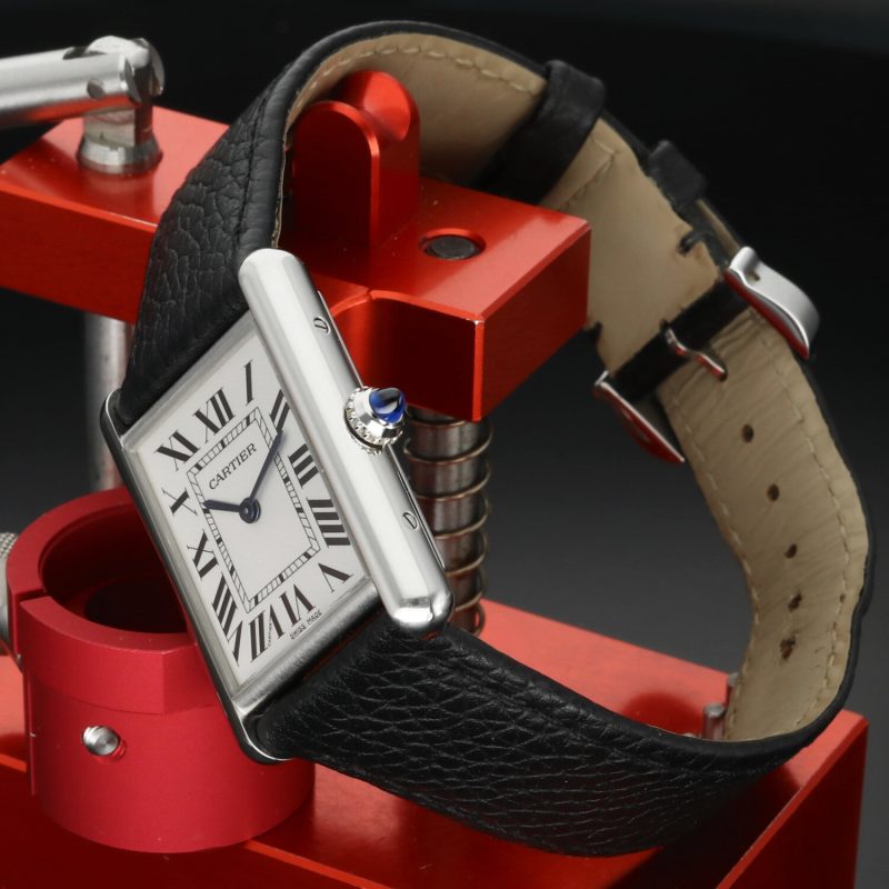 Cartier Tank Must Modello Grande WSTA0041 – Acciaio, Quadrante Bianco, Full Set 2023, Garanzia Ufficiale Cartier Care fino al 2031 - immagine 5