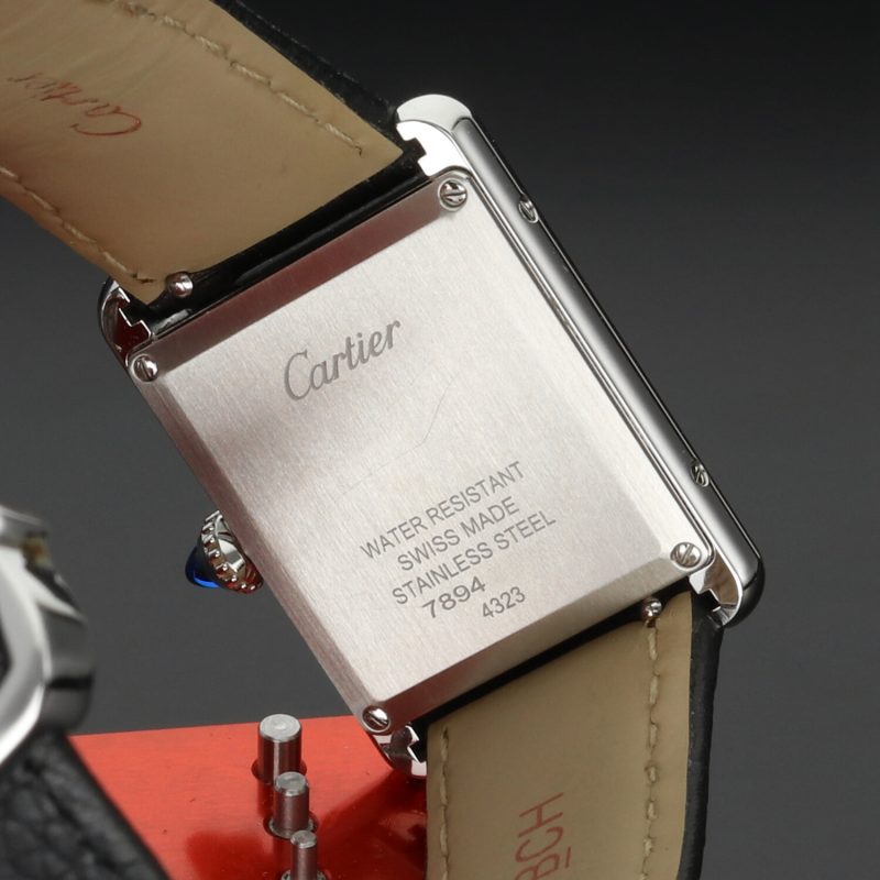 Cartier Tank Must Modello Grande WSTA0041 – Acciaio, Quadrante Bianco, Full Set 2023, Garanzia Ufficiale Cartier Care fino al 2031 - immagine 7