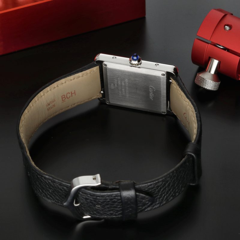 Cartier Tank Must Modello Grande WSTA0041 – Acciaio, Quadrante Bianco, Full Set 2023, Garanzia Ufficiale Cartier Care fino al 2031 - immagine 10