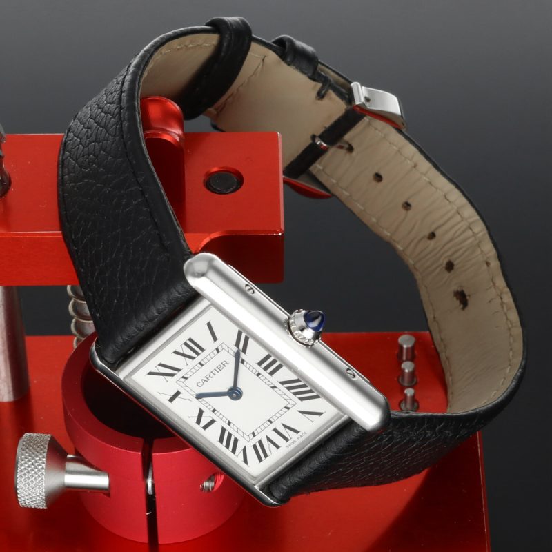 Cartier Tank Must Modello Grande WSTA0041 – Acciaio, Quadrante Bianco, Full Set 2023, Garanzia Ufficiale Cartier Care fino al 2031 - immagine 3