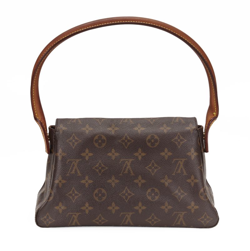 Louis Vuitton Mini Looping M51147 – Borsa a Spalla Monogram Canvas Originale Pre-Loved - immagine 3