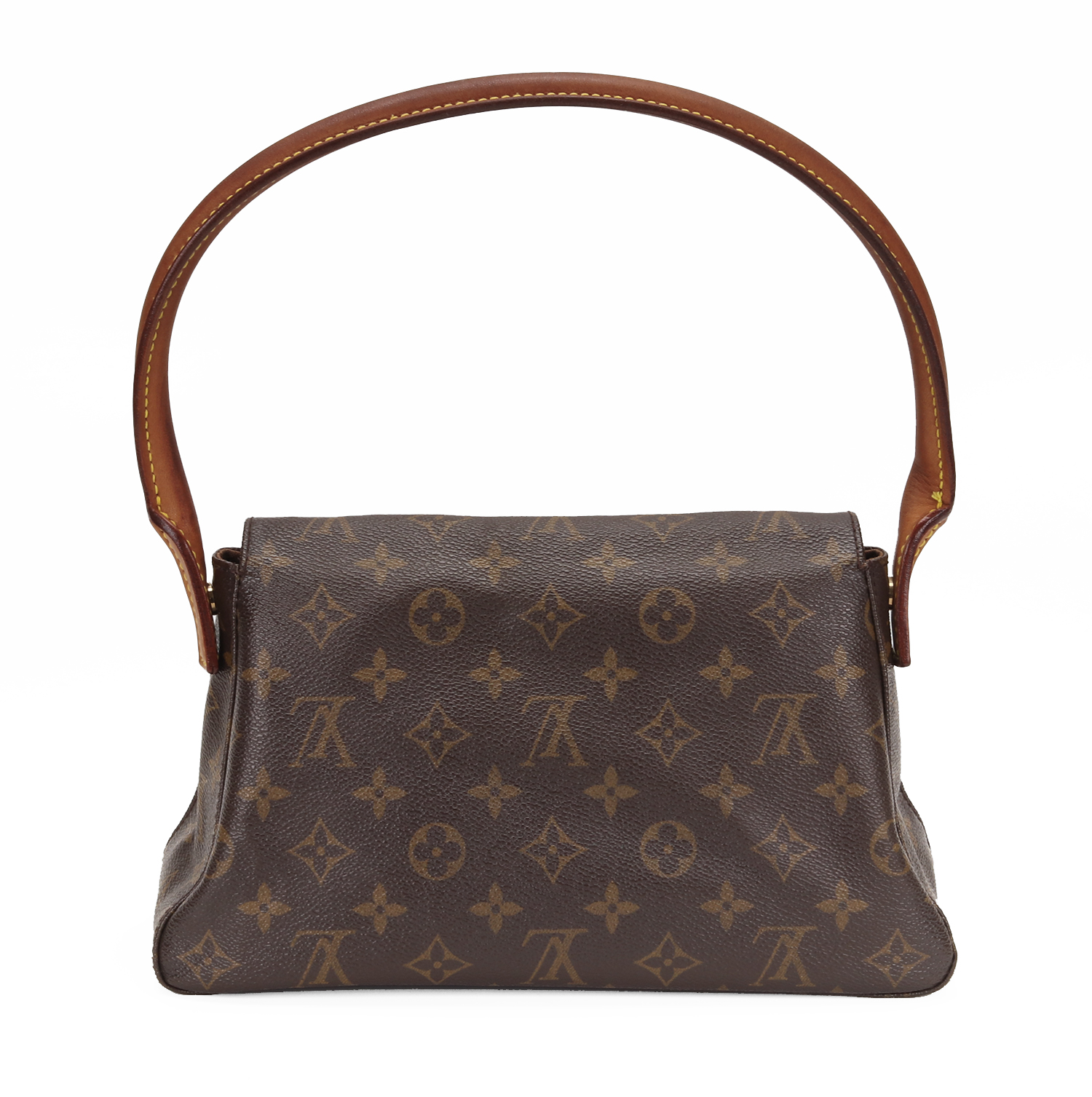 Louis Vuitton Mini Looping M51147 – Borsa a Spalla Monogram Canvas Originale Pre-Loved - immagine 3