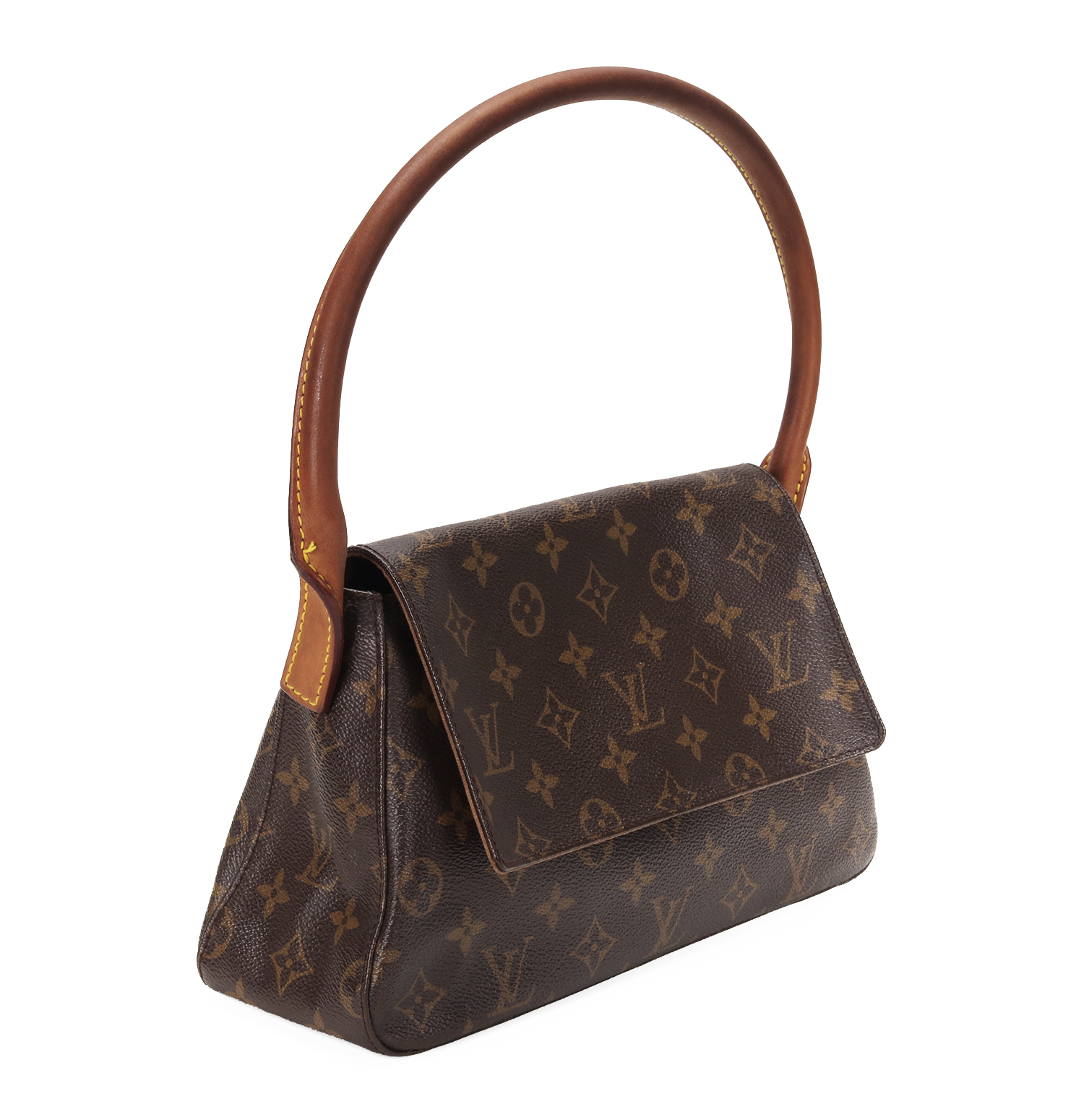 Louis Vuitton Mini Looping M51147 – Borsa a Spalla Monogram Canvas Originale Pre-Loved - immagine 5