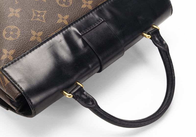 Louis Vuitton One Handle Flap Bag MM M43125 Monogram Canvas e Pelle Noir – Borsa a Mano e Tracolla Originale Certificata Entrupy - immagine 14