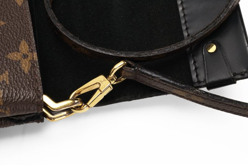 Louis Vuitton One Handle Flap Bag MM M43125 Monogram Canvas e Pelle Noir – Borsa a Mano e Tracolla Originale Certificata Entrupy - immagine 16