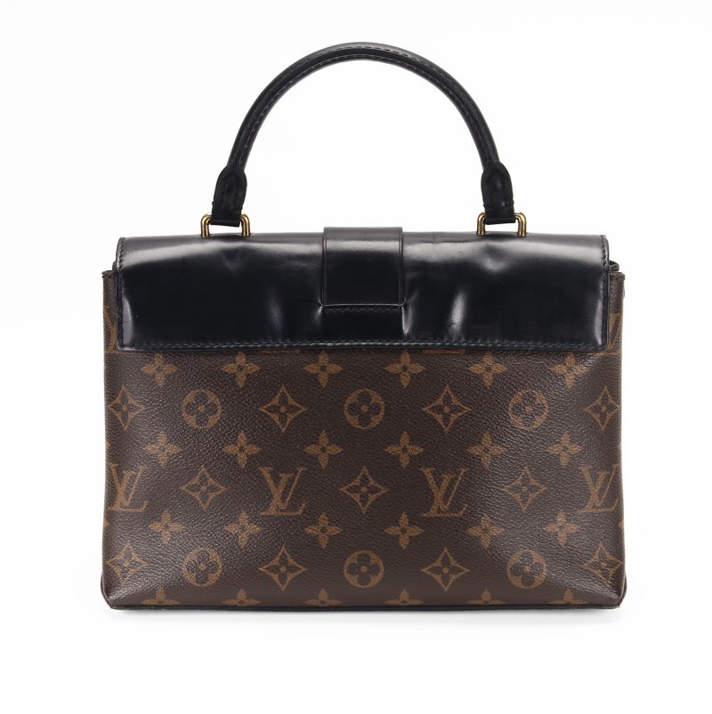 Louis Vuitton One Handle Flap Bag MM M43125 Monogram Canvas e Pelle Noir – Borsa a Mano e Tracolla Originale Certificata Entrupy - immagine 3