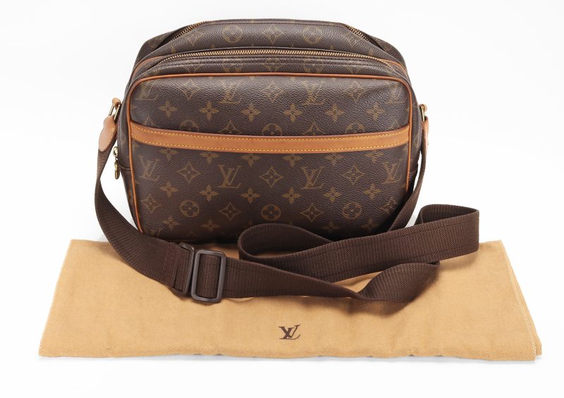 Louis Vuitton Reporter PM M45254 Monogram Canvas – Borsa a Tracolla Pre-Loved Certificata Entrupy Originale - immagine 19