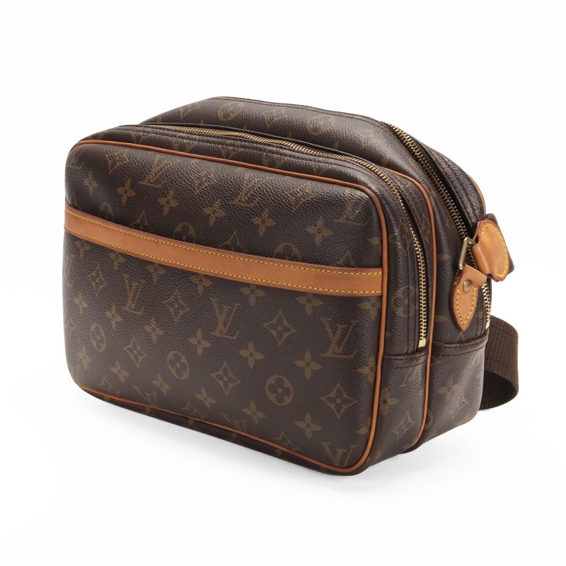 Louis Vuitton Reporter PM M45254 Monogram Canvas – Borsa a Tracolla Pre-Loved Certificata Entrupy Originale - immagine 4
