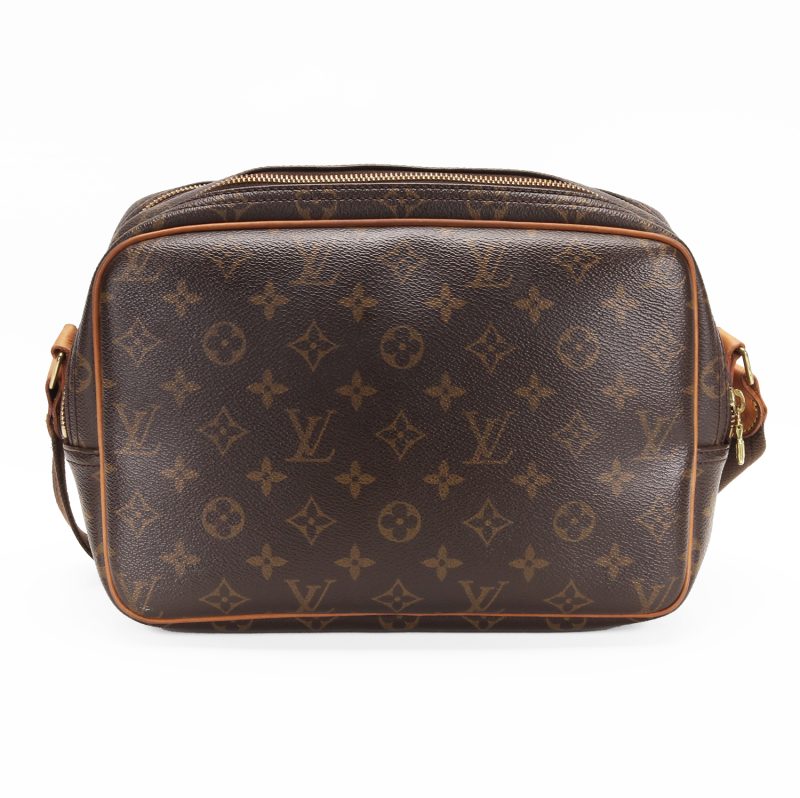 Louis Vuitton Reporter PM M45254 Monogram Canvas – Borsa a Tracolla Pre-Loved Certificata Entrupy Originale - immagine 5